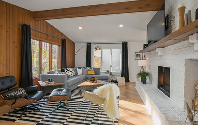 Houzz Tour: Midcentury Home in Michigan Finds New Life