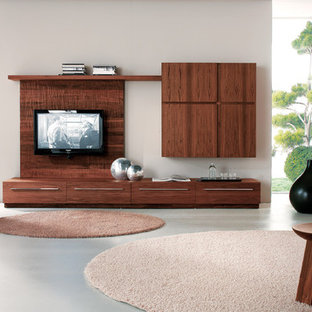 Family room - modern family room idea in Philadelphia