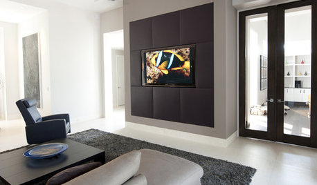 This Media Unit Hides the TV in Plain Sight