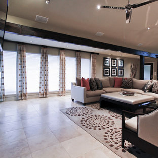 Memorial City, Texas | Springwell Midcentury Modern Family Room | Entire Home Re