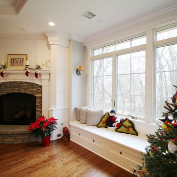 Metuchen Family Room and Kitchen