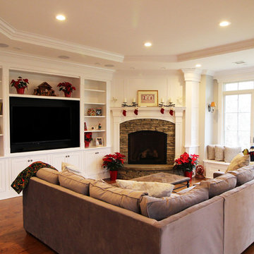 Metuchen Family Room and Kitchen