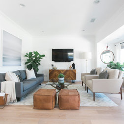 Midcentury Family Room by Lindye Galloway Interiors