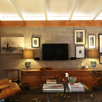 Midcentury Family Room