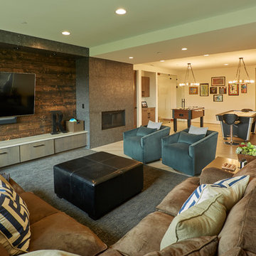 Modern Custom Game Room