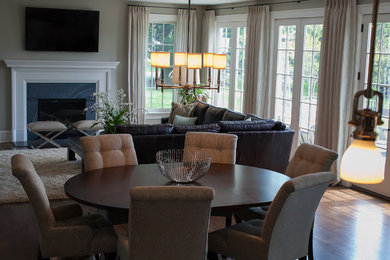 Family room - transitional family room idea in DC Metro