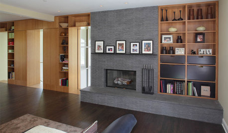 8 Artfully Asymmetrical Fireplaces