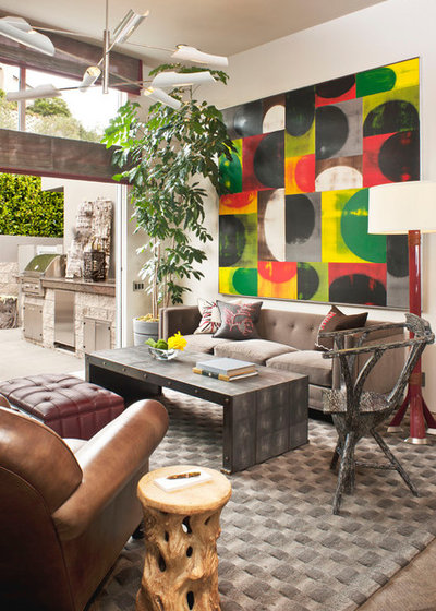 Contemporary Family Room by Harte Brownlee & Associates Interior Design