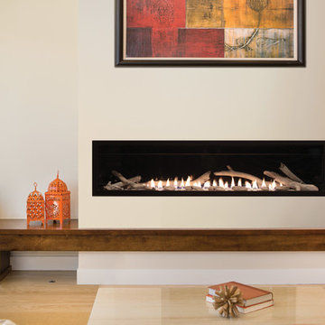 Modern Linear Fireplace - White Mountain Hearth
