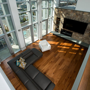 Modern loft living room