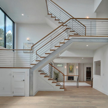 Modern Residence-Reclaimed Ivory White Oak Wood