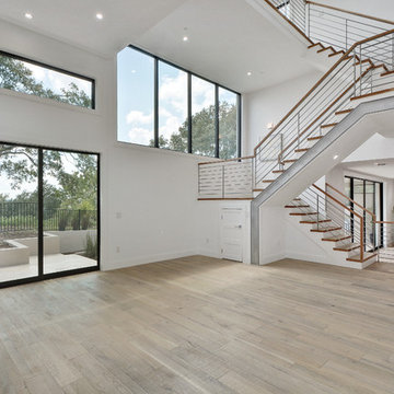 Modern Residence-Reclaimed Ivory White Oak Wood
