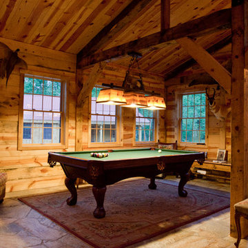 Montana Lodge Themed Barn Home