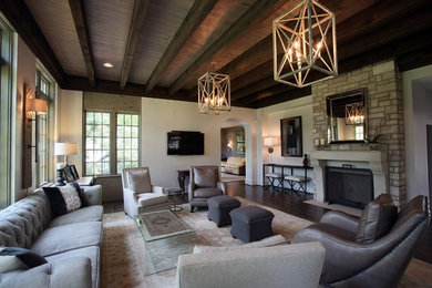 Inspiration for a family room remodel in Birmingham