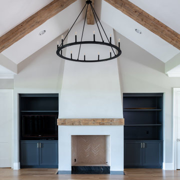 Great Room fireplace and built ins
