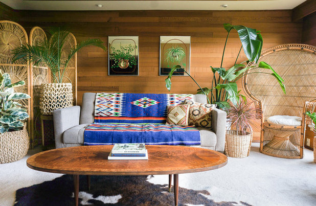 Eclectic Family Room by STRUKTR Studios Photography