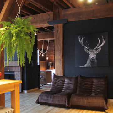 My Houzz: A Designer’s Cool Gray Loft Transformed in Montreal