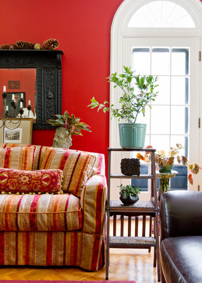 Eclectic Family Room by Rikki Snyder