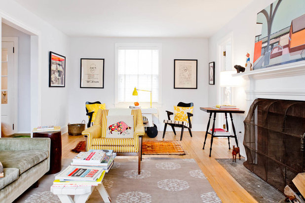Eclectic Family Room by Rikki Snyder