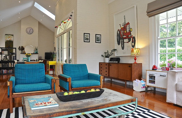 Eclectic Family Room by Luci.D Interiors