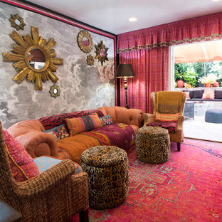 Eklektisches Wohnzimmer in Los Angeles