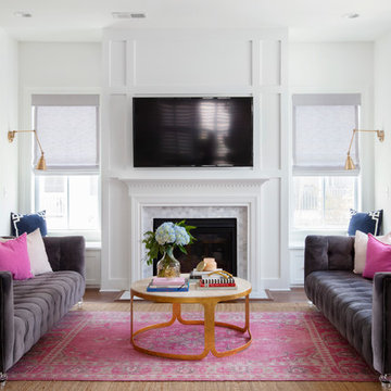 My Houzz: Happy Pink Palette in a Family’s South Carolina Home