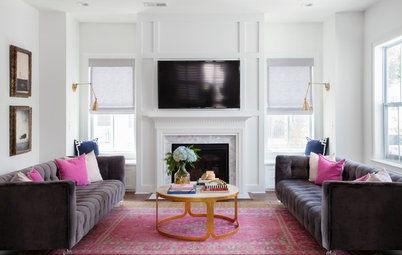 My Houzz: Happy Pink Palette in a Family’s South Carolina Home