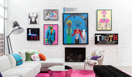 Pop Art & Bright Colours Add Cheer to This Expansive, Eclectic Home