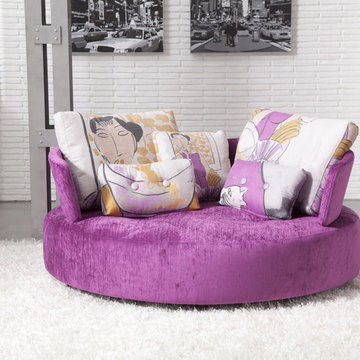 MyCuore Modern Swivel Day Bed Sofa Bed by Famaliving California