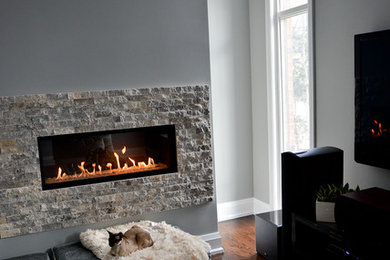Natural gas fireplaces