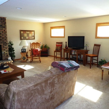 New Family Room with Fireplace