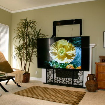 New model ComfortVu fireplace TV mount