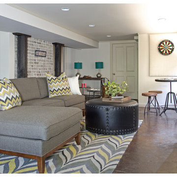 New Orleans Uptown Transitional Game Room