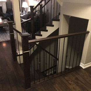 New Staircase & Refinished Floors