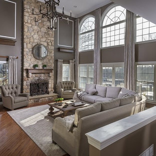 Newtown, PA: Charming Two Story Living Room