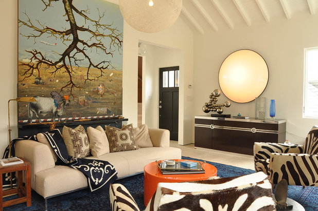 Eclectic Family Room by Ian Stallings