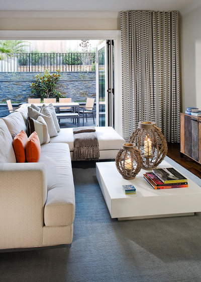 Contemporary Family Room by Jeff Schlarb Design Studio