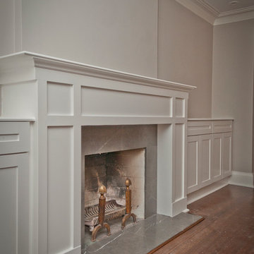 North Forest Hill mantle with storage