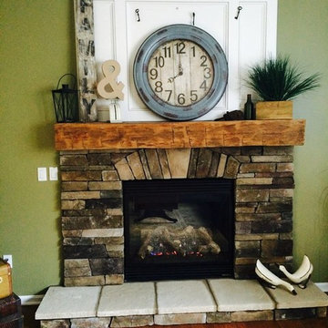 North Ridgeville Fireplace Remodel