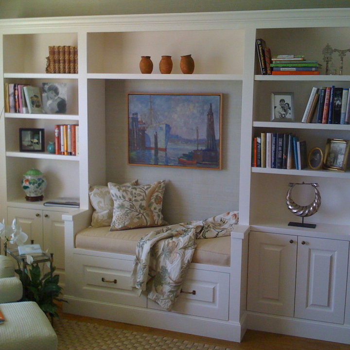 Bookcase With Bench Seat Photos & Ideas Houzz