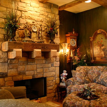 'Old World' Hearth Room