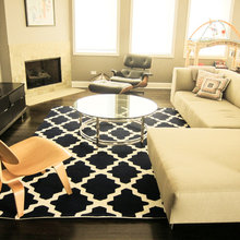 Sofa rugs with big patterns