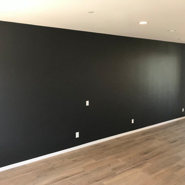 Black on White accent walls