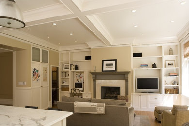 Inspiration for a timeless family room remodel in San Francisco