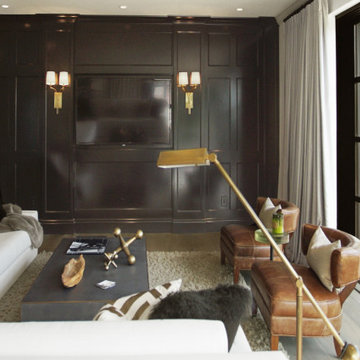 Parisian Chateau - Family Room www.hryanstudio.com