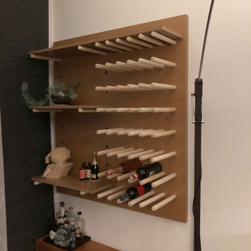 Pegboard Display and Wine Rack