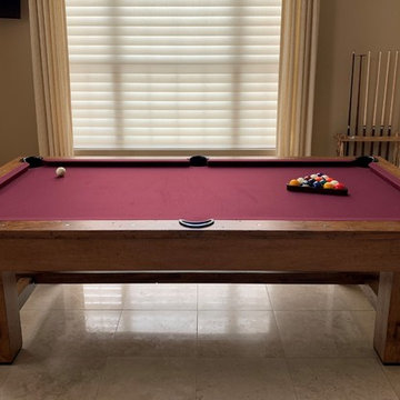 Peoria Rustic Pool Table