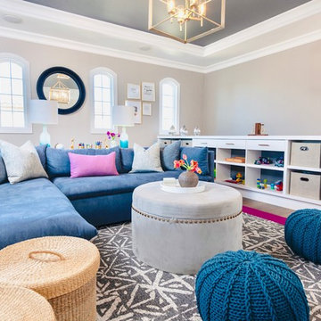 Playroom/Family Room - Contemporary Style