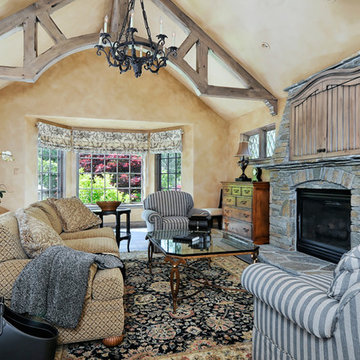 Portola Valley French Country Custom Home