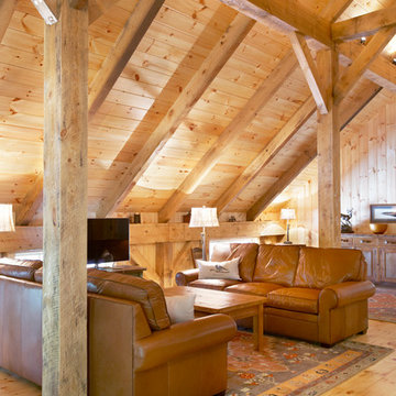 Post and Beam Living Room